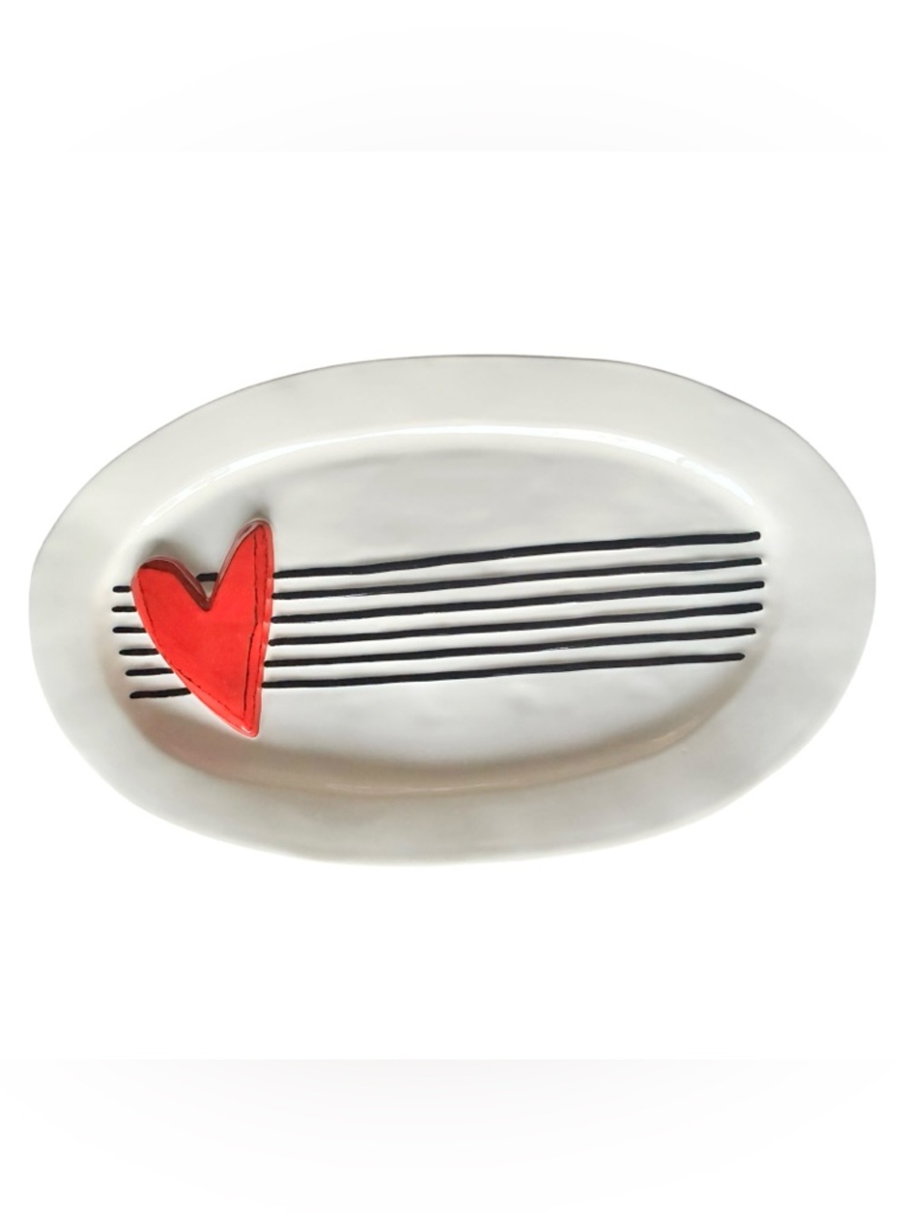 Tracy Pesche Demdaco Heartful Home‎ Serving Platter